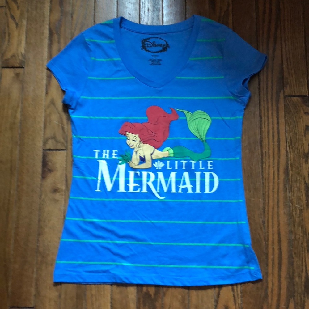 The Little Mermaid v neck tee
